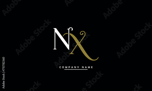 NX, XN, N, X Abstract Letters Logo Monogram