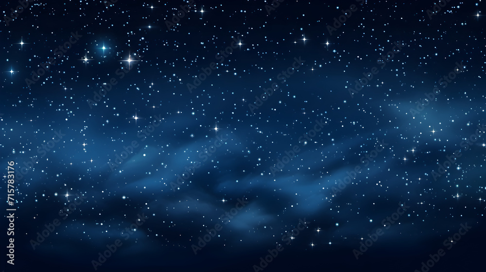 Space background with realistic nebula stardust shining star galaxy universe starry night sky vector
