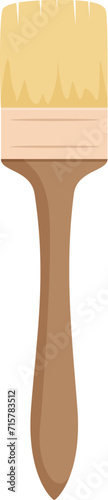 Brush big paint icon cartoon vector. Area work. Sculpt potters
