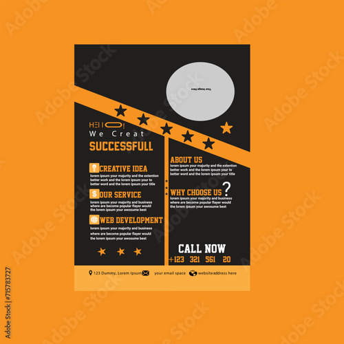 Creative Business Flayer Template  photo