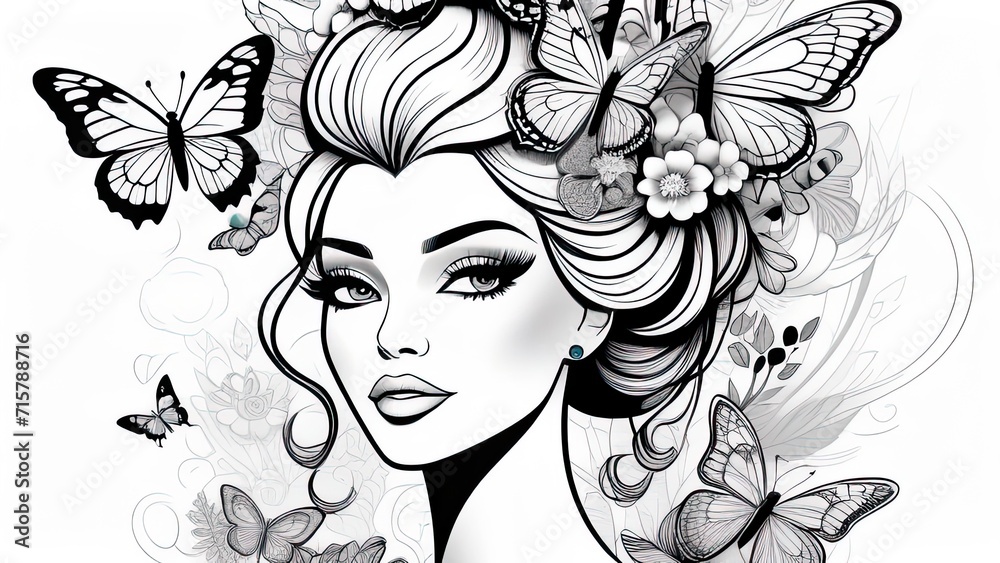 Anti stress coloring book page for adult. Coloring book page for adult ...