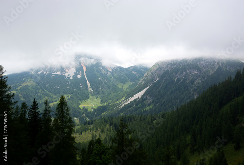 Detail of Dachstein region in Alps , Austria