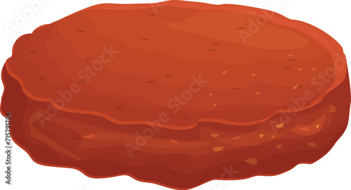 Burger ketchup sauce icon cartoon vector. Meal patty. Lunch ham