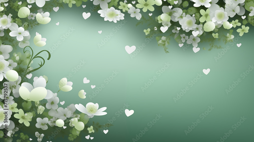 Spring Flowers Green Background HD Wallpapers 4k