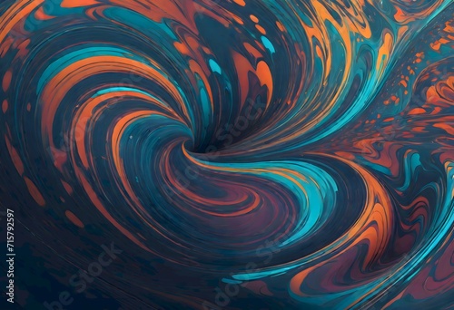 Dynamic Swirl of Abstract Shapes, Generative AI © OZMedia