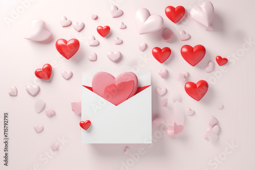 3d rendered pink colour heart background,3d renederd valentinesday background. 