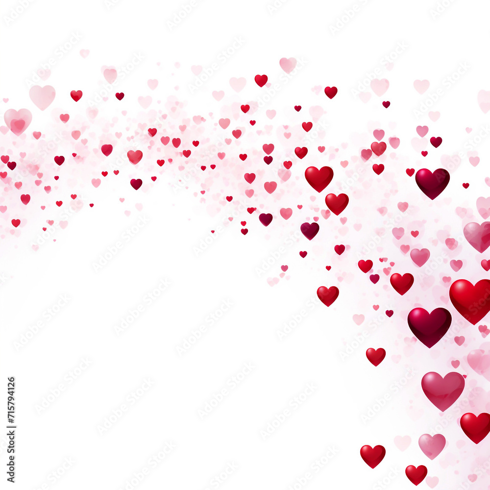 Copy space greeting card design concept with seamless heart for Valentine's Day Copy space greeting card design concept with seamless heart for Valentine's Day