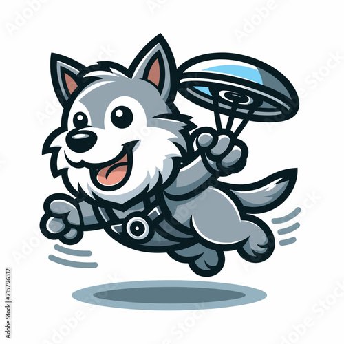 illustration of a cartoon dog