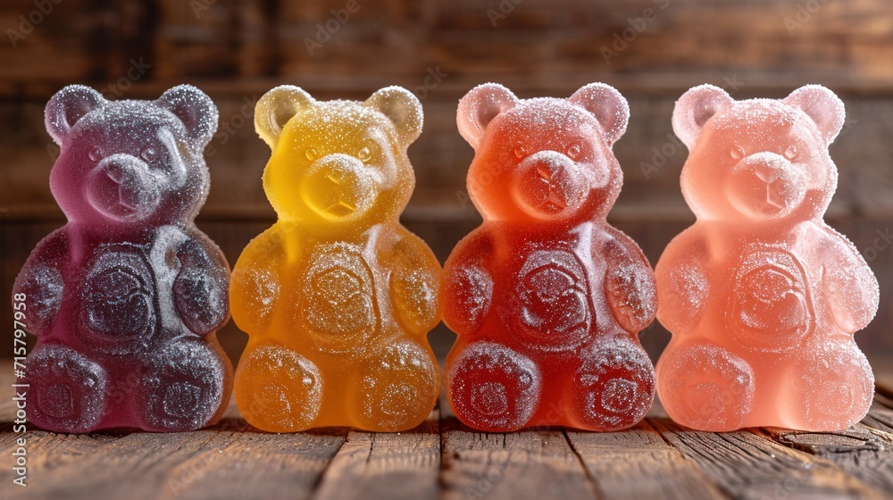 Fototapeta premium gummibears product photo