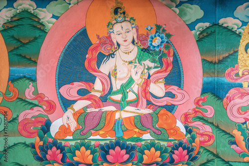 White Tara, Thangki, Buddhist Art, Tibetan Buddhism © Leo Viktorov