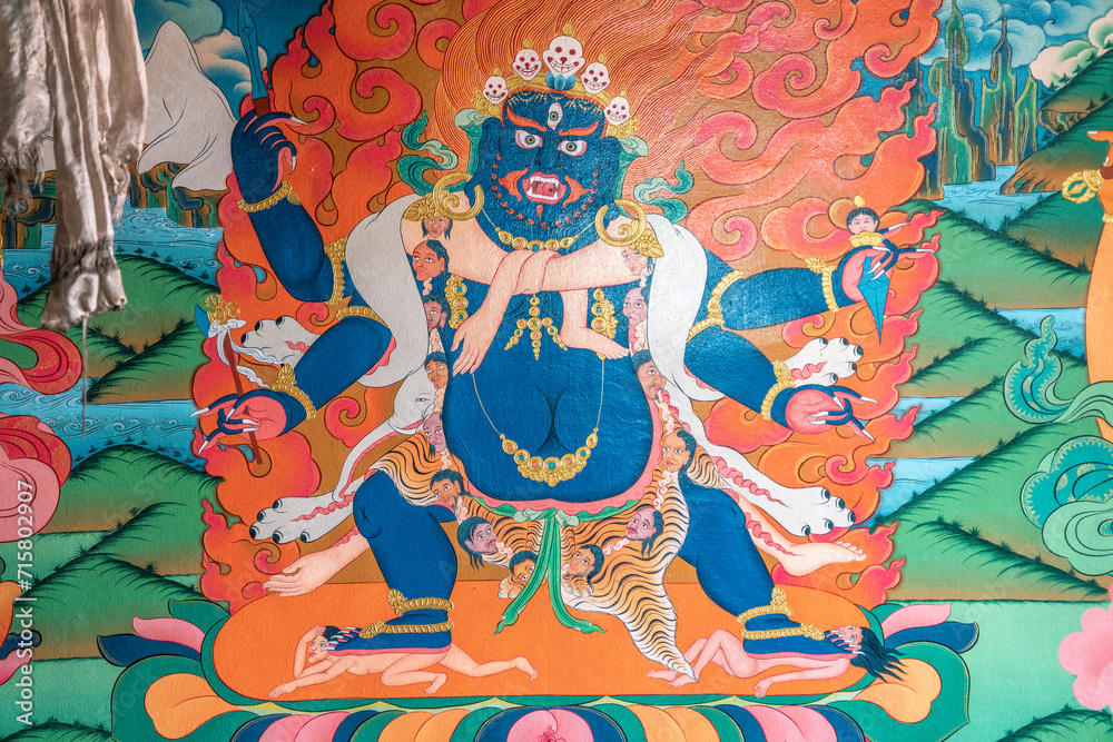Vajrapani, Thangki, Buddhist Art, Tibetan Buddhism Vajrapani, Thangki, Buddhist Art, Tibetan Buddhism