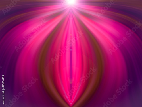 Abstract image of the vagina as a flower of arousal and sexuality. Feminine energy.