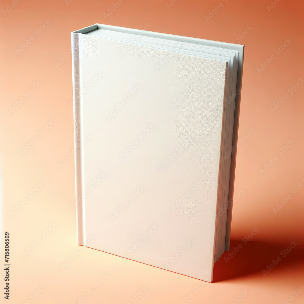 white book cover mockup layout design with shadows for branding, on peach background
white book cover mockup layout design with shadows for branding, on peach background