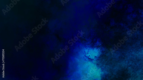 blue watercolor grunge texture. abstract black and blue background