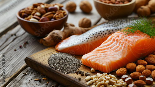 Omega-3 rich foods photo