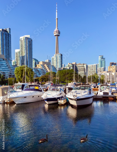 Toronto skyline from Harbourfront 