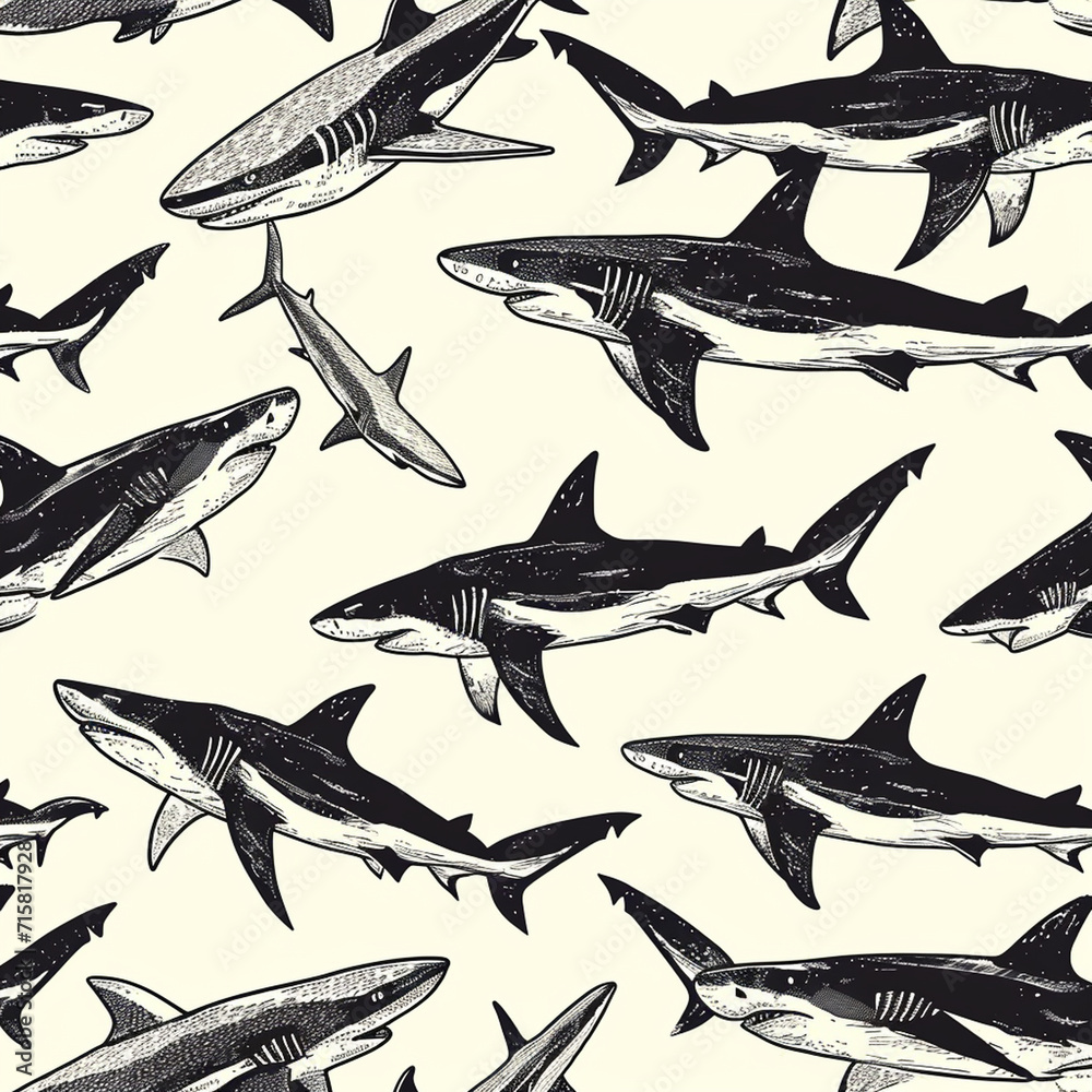 shark, pattern, design, ocean, nature shark, pattern, design, ocean, nature