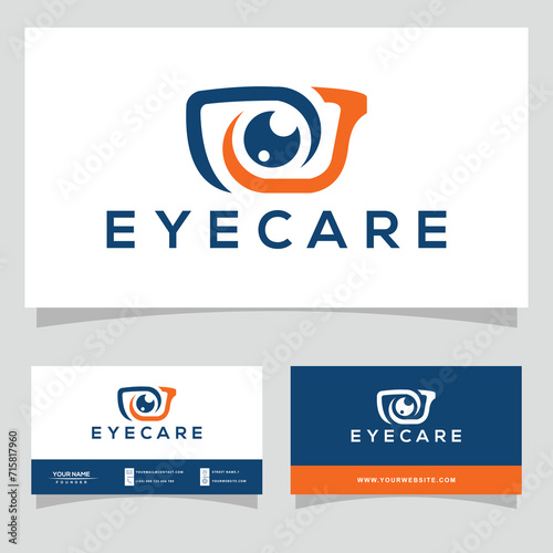 Business card eyecare logo design