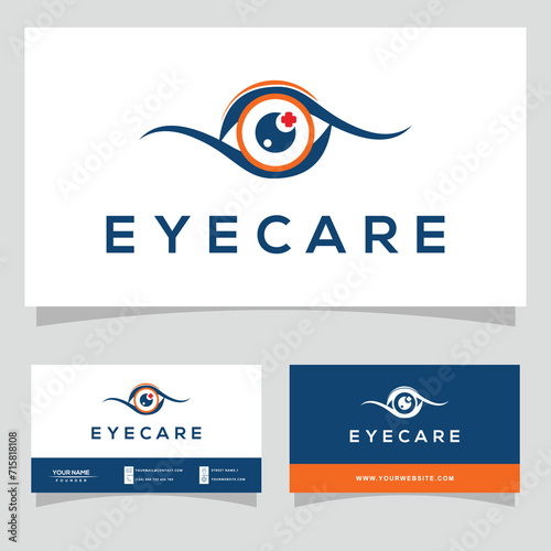 Business card eyecare logo design