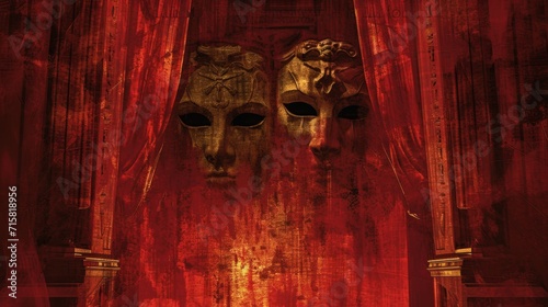 Opera and Drama: Opera Masks and Curtains and conceptual metaphors of Emotion and Grandeur