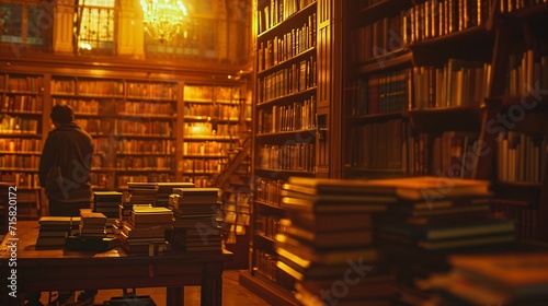 Aisle of Knowledge  A Library s Golden Treasures Generative AI