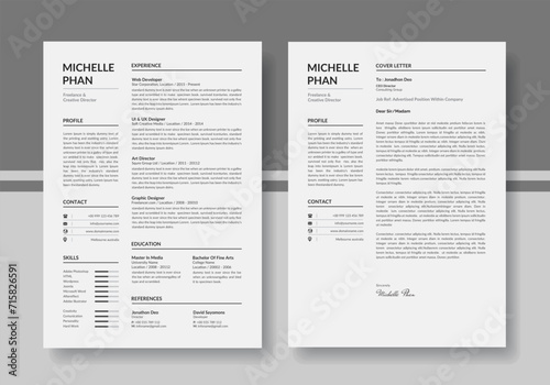 Modern Clean Resume Cv Template