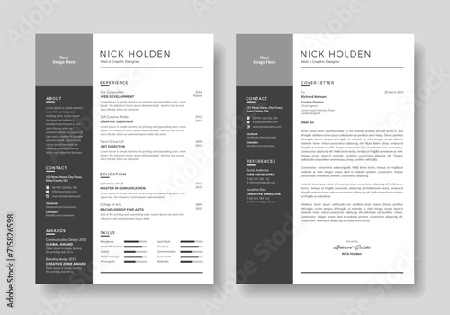 Modern Clean Resume Cv Template