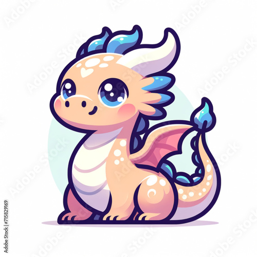 Adorable Dragon Mascot