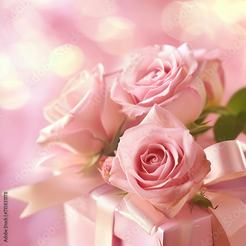 beautiful wedding rings and roses