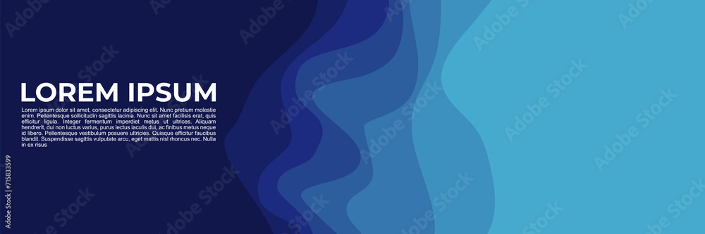 blue wave pattern vector illustration good for web banner, ads banner, booklet, wallpaper, background template, and advertising