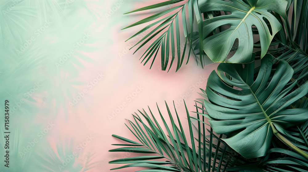 Fototapeta premium Palm tree branches.