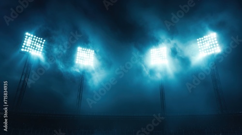 Illuminated Stadium at Night background photo