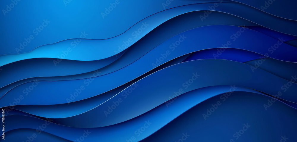 Flowing blue curves in a serene abstract design. Flowing blue curves in a serene abstract design.