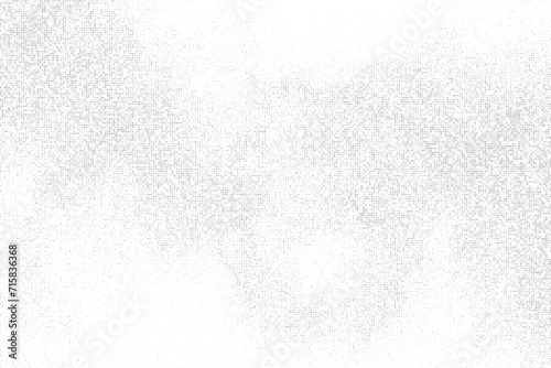 White And Grey Halftone Dotted Backdrop. Abstract Polka Dots Pattern. Pop Art Style Background. Silver Explosion Of Confetti. Digitally Generated Image. Vector Illustration.	
