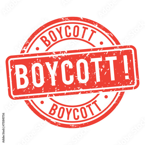 boycott subber stamp photo