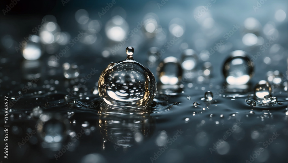 Water drops.