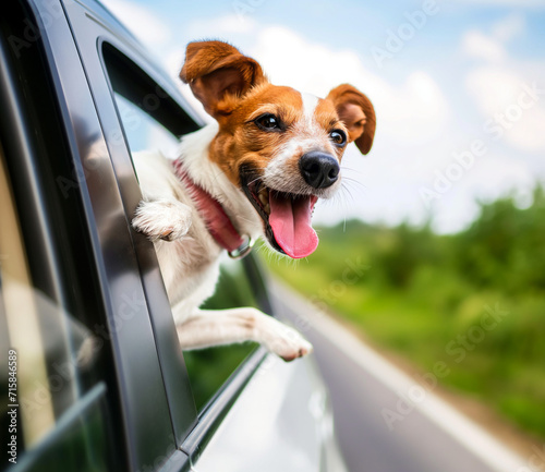 dog in car © ramona