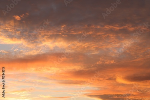 Picturesque view of beautiful sky at sunset © New Africa