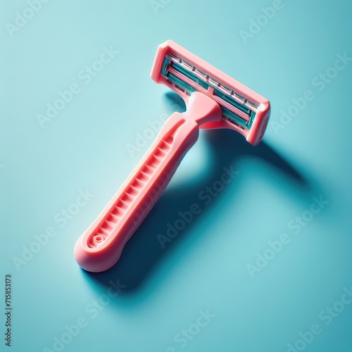 shaving razor isolated on white