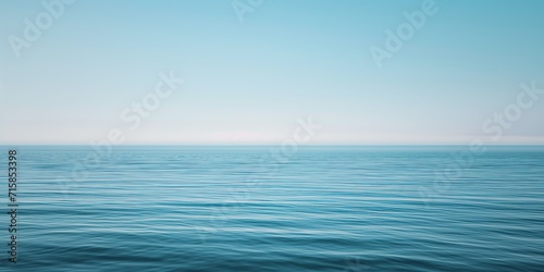 seascape with calm waters and a clear sky © BackgroundWorld