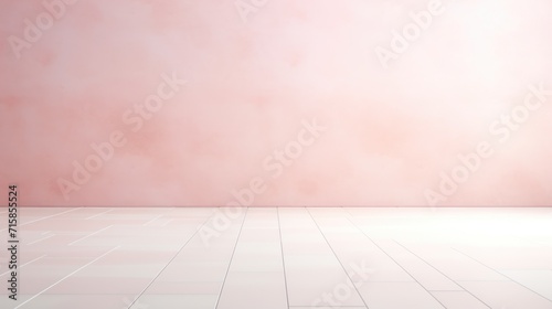 Clean and simple pink wall empty room background or backdrop for online presentations and virtual meetings
