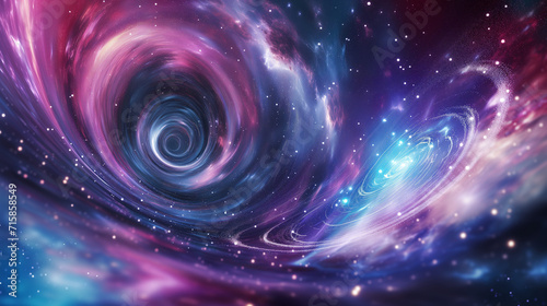 dynamic dimensions background reminiscent of a cosmic playground, Generated AI