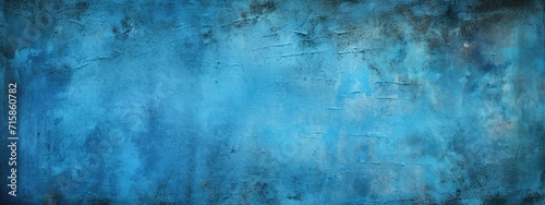 Blue scratched background, grungy texture, dirty surface