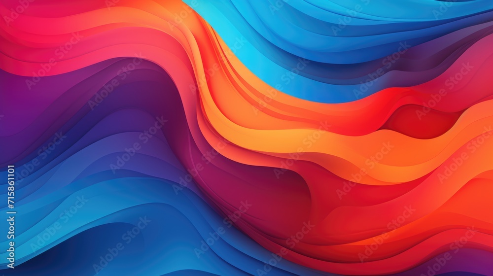 Obraz premium abstract colorful wave background