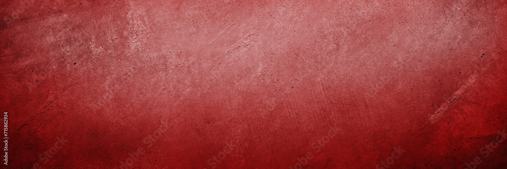 Fototapeta premium Red textured concrete background