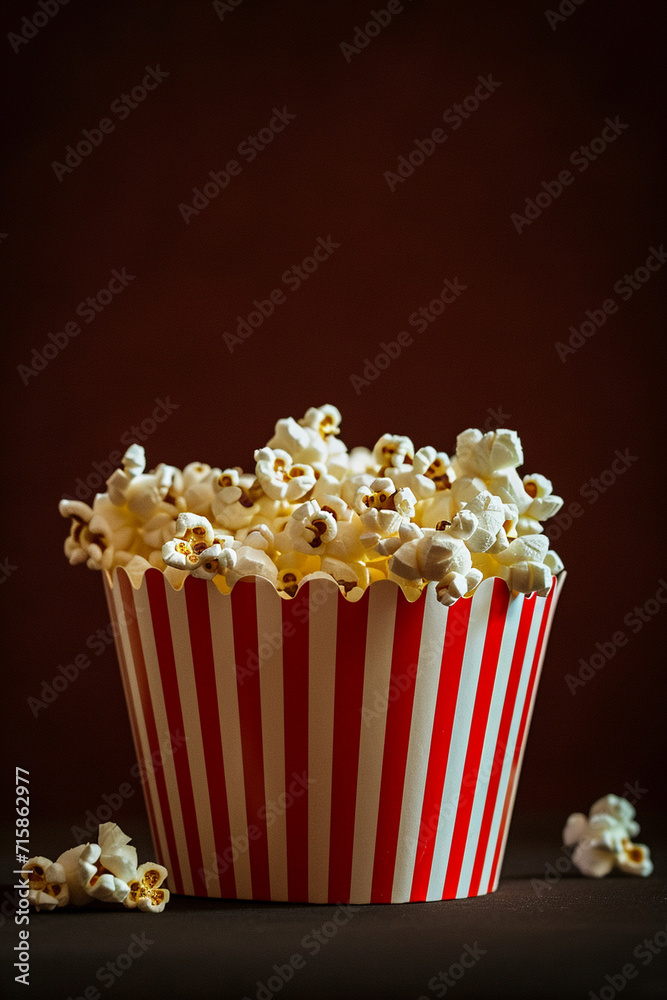 Ad for popcorn hero shot