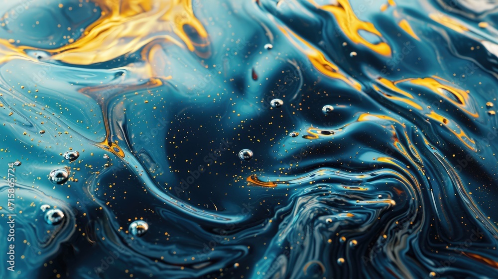 Oil gasoline petrol fuel liquid spread out flow wallpaper background ...