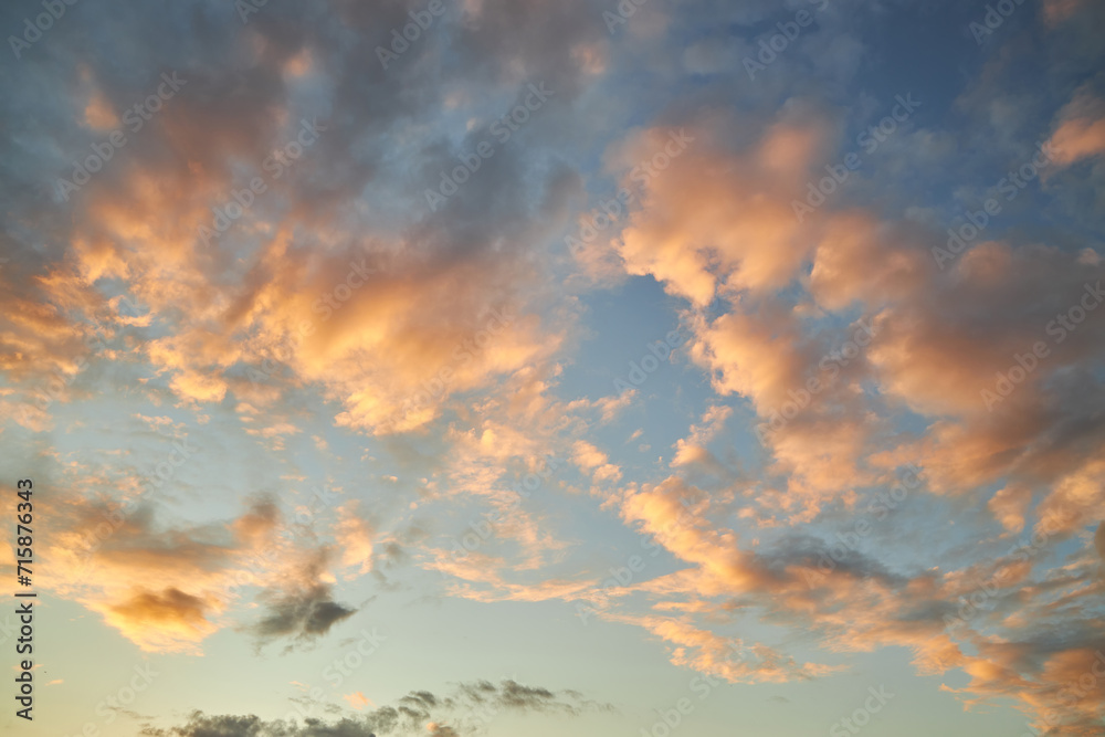 Panorama sunset sky for background or sunrise sky and cloud Panorama sunset sky for background or sunrise sky and cloud