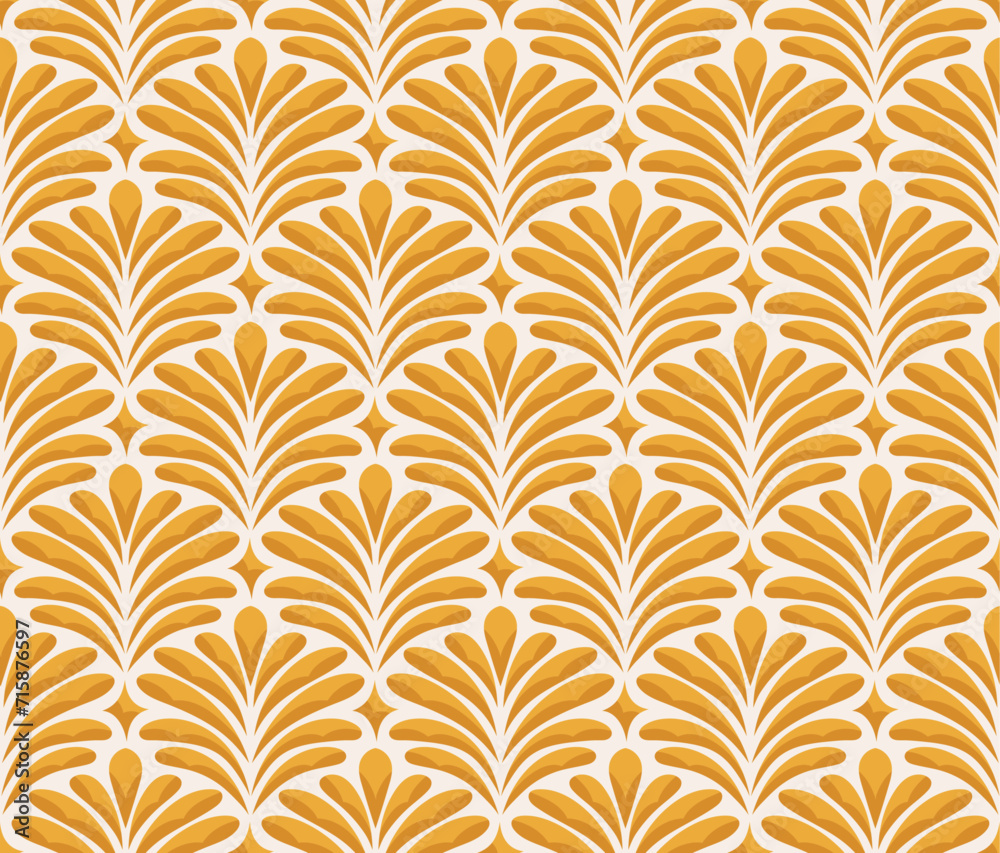 Abstract floral seamless pattern. Vector art deco texture. Geometric minimalist background. Abstract floral seamless pattern. Vector art deco texture. Geometric minimalist background.