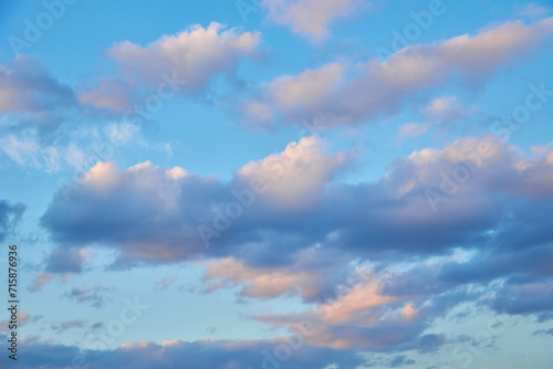 A captivating view of the sky at sunset  vibrant colors painting the clouds